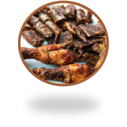 Papa, Beef Wors & chicken